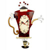 steamin’ tea coffeepot clock