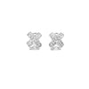 14kw diamond kiss earrings