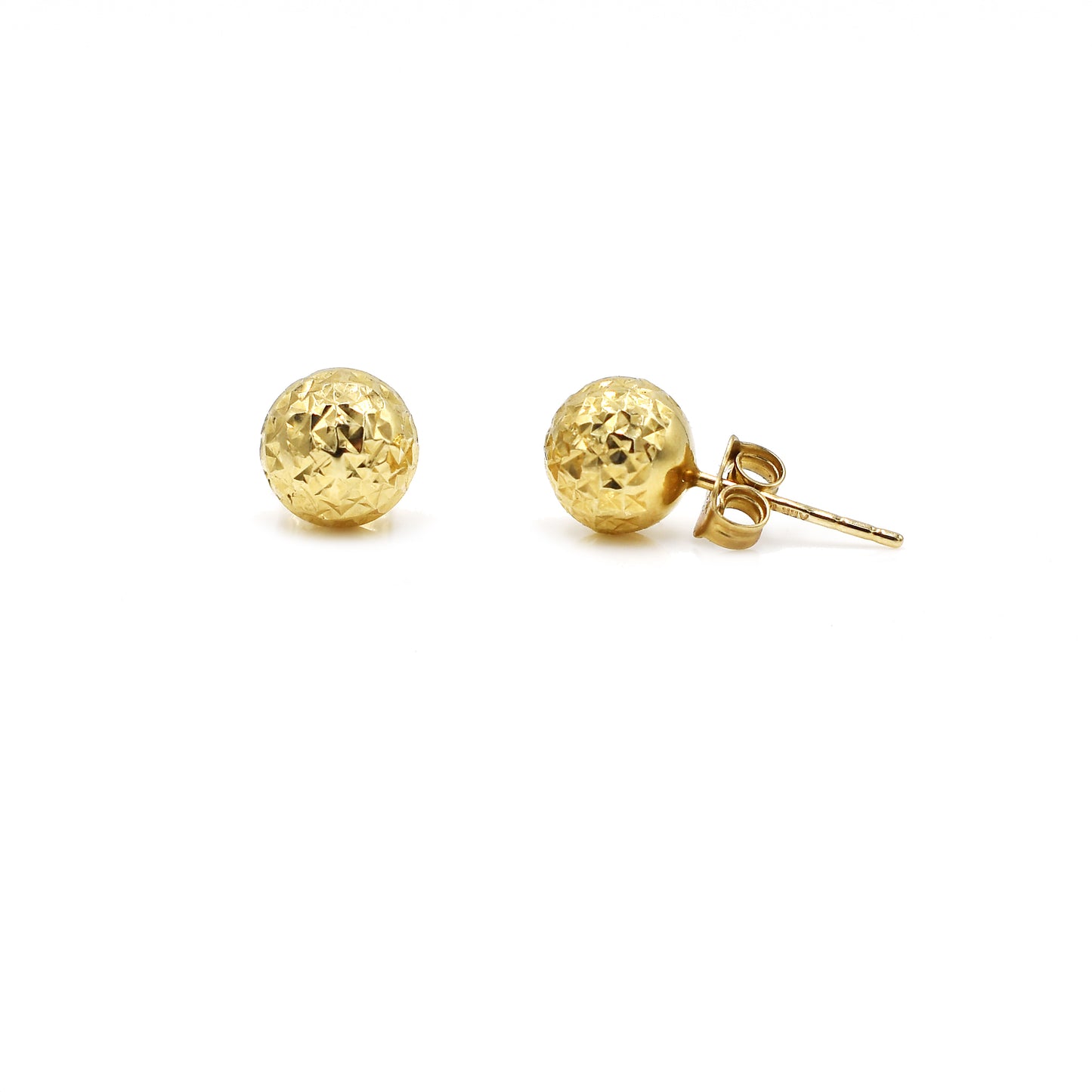 gold bead studs