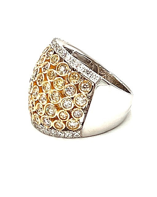 two-tone diamond band