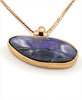 opal gold pendant