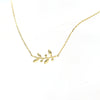 14k gold branch and leaves