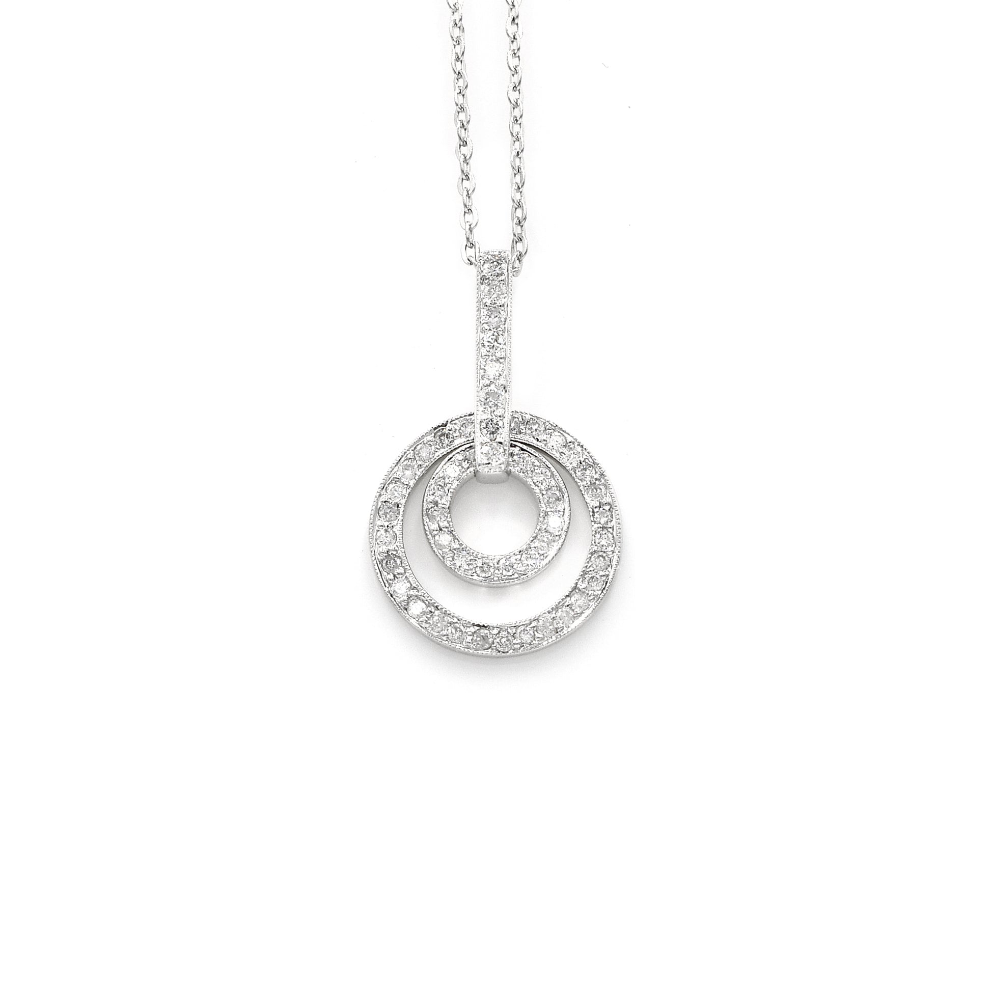 18k diamond pendant