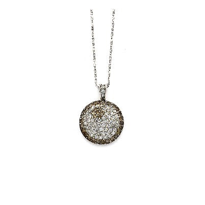 14k diamond pendant