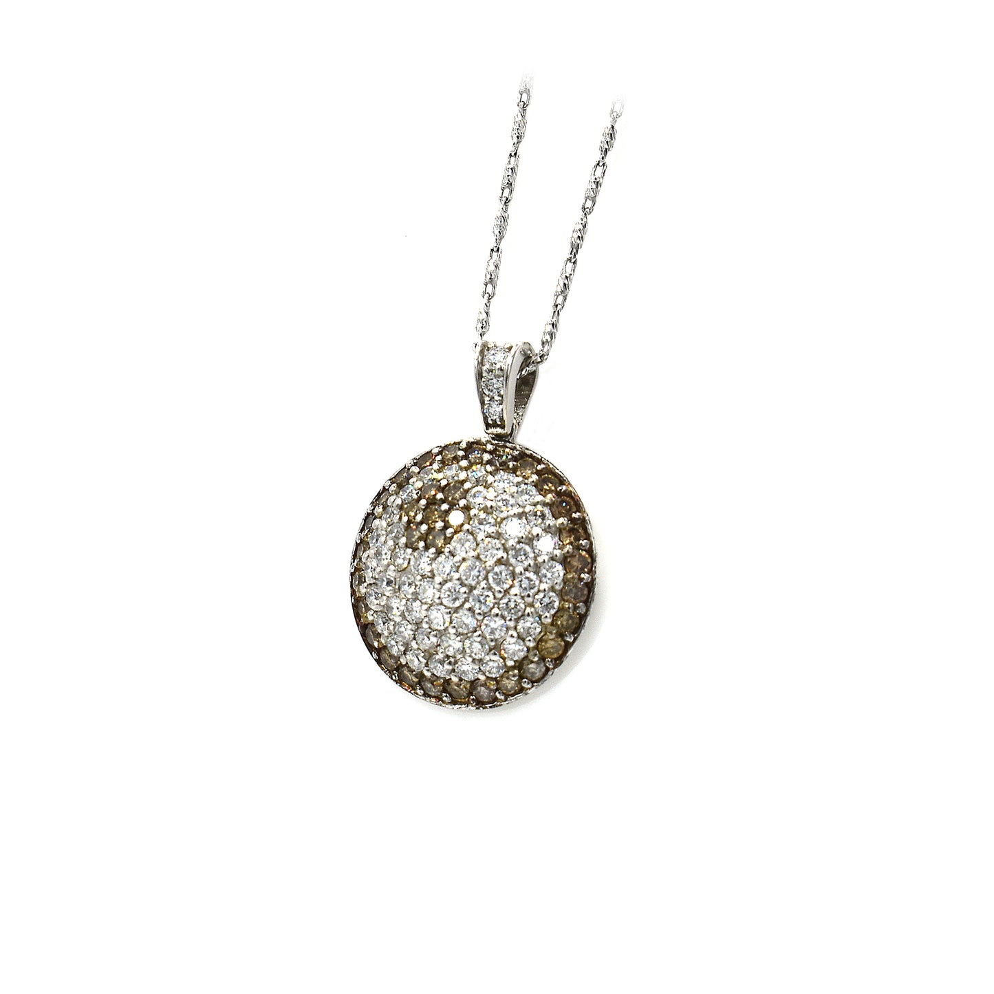 14k diamond pendant