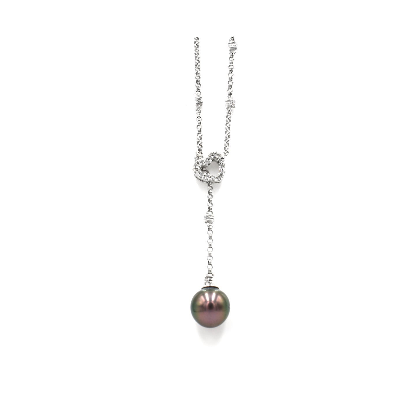 14k tahitian pearl necklace