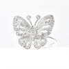14k butterfly diamond ring