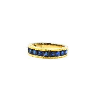 14k sapphire band