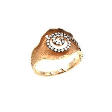 14k rose gold ring