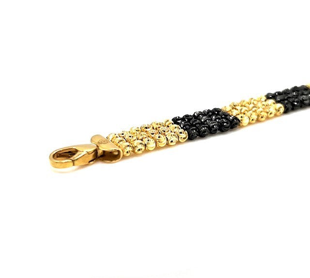 14k beaded bracelet