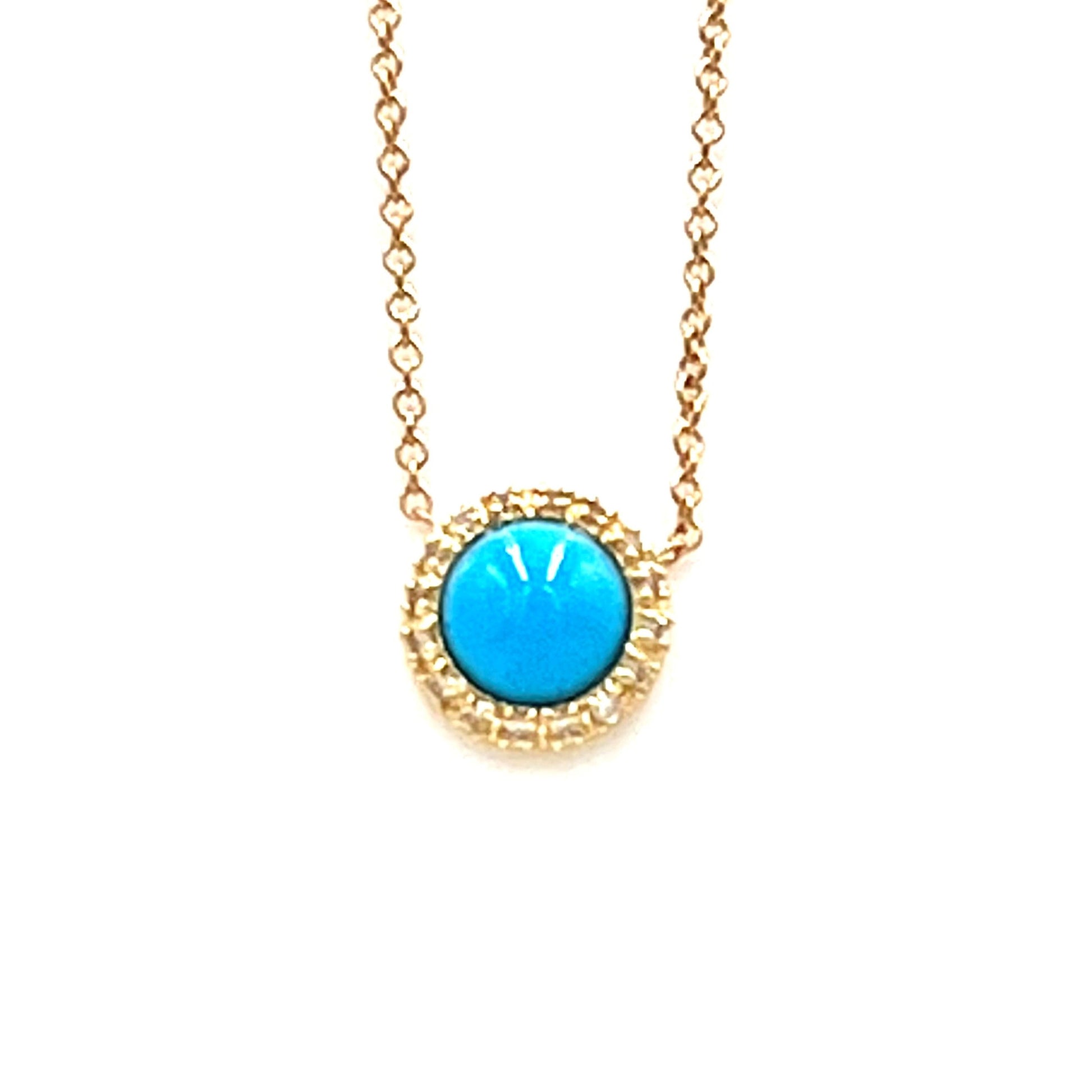 turquoise gold necklace