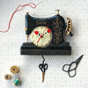 vintage stitch pendulum clock